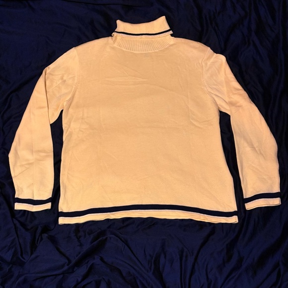 Vintage Christopher & Banks Women’s Yellow Turtleneck Sweater (Medium) - Picture 1 of 8